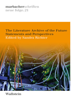 cover image of The Literature Archive of the Future